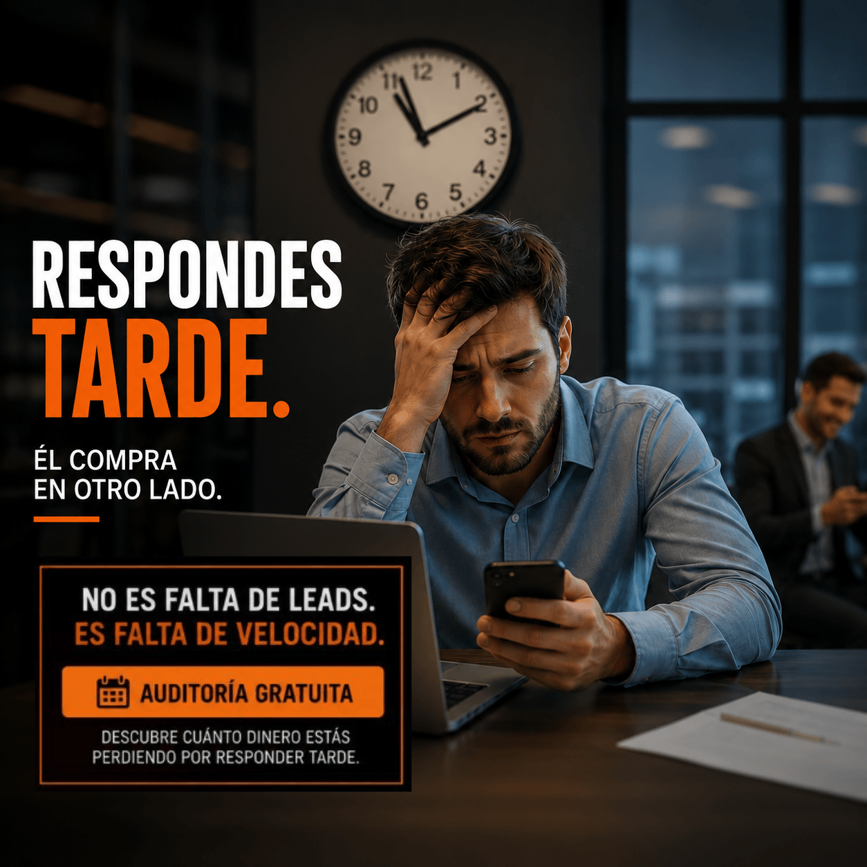 Replying late makes the customer buy somewhere else
